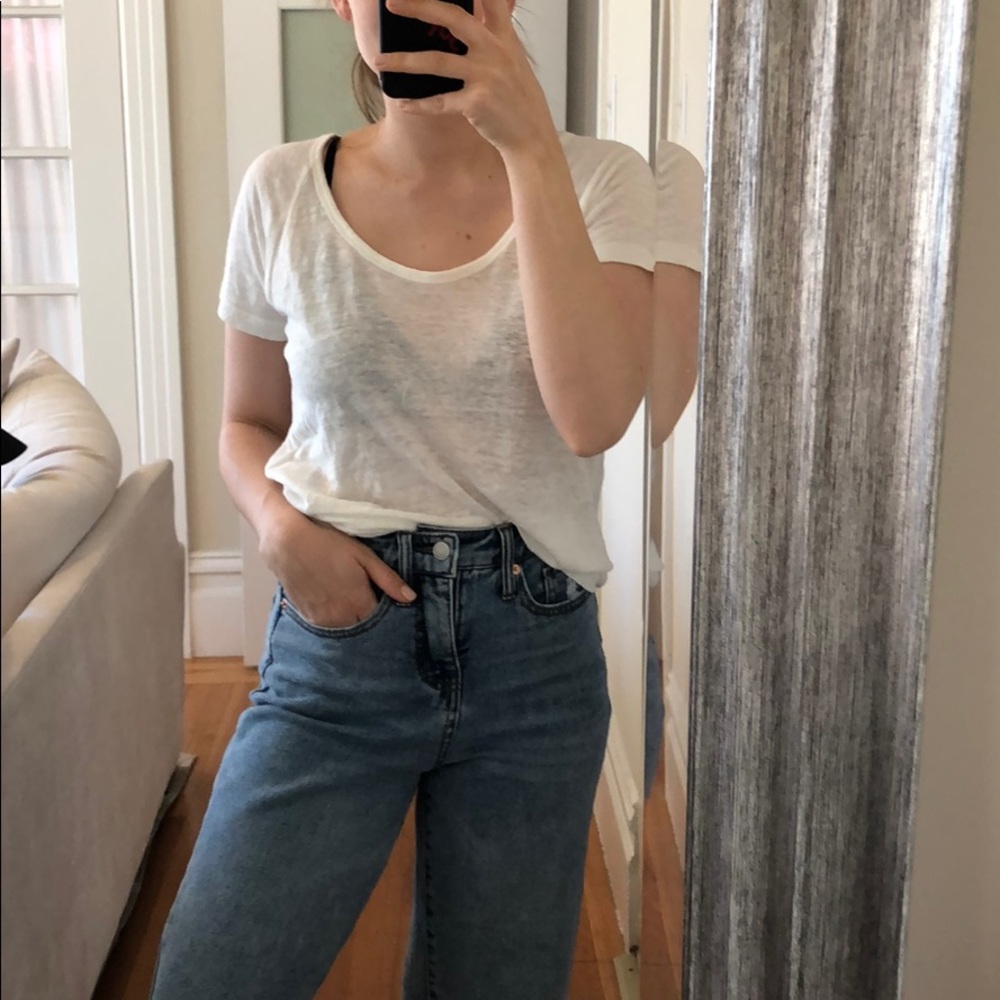 Cream sheet Joie top size medium